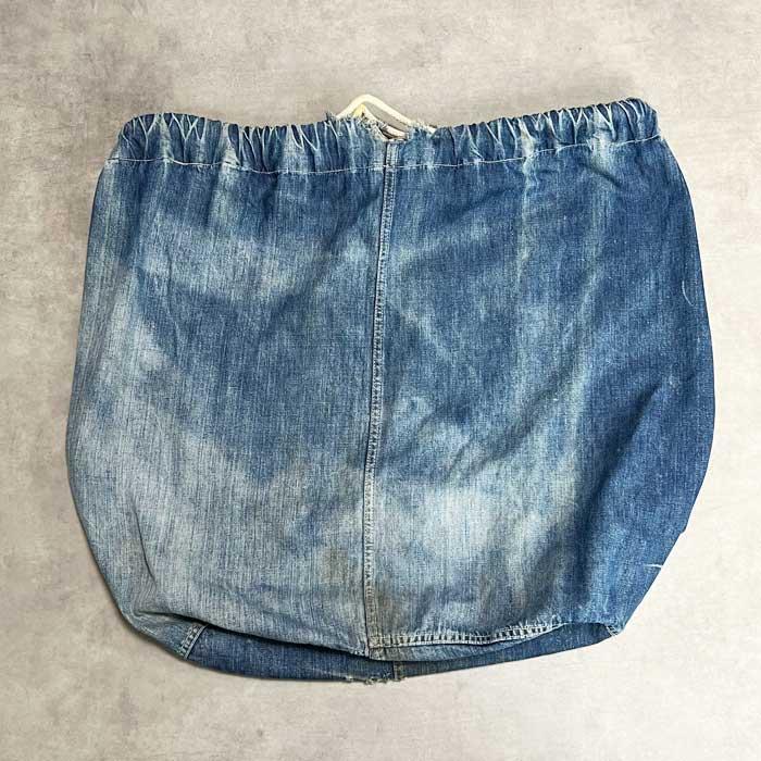 30-40'S U.S MILITARY Denim Laundry Bag 30-40年代 U.Sミリタリー