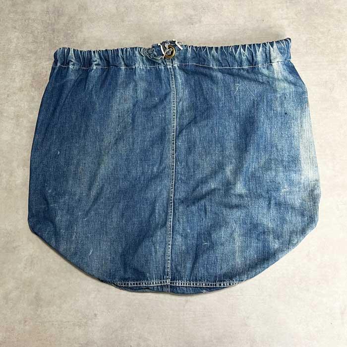 1930s 大戦US.ミリタリー　デニムランドリーバッグ 30-40'S U.S MILITARY Denim Stencil Laundry Bag 30-40年代 U.S