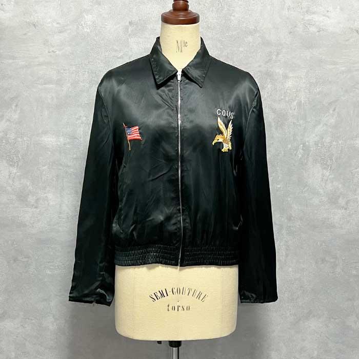 60'S U.S NAVY SOUVENIR TOUR JACKET BLACK 60年代 スーベニア 60'S U.S NAVY SOUVENIR TOUR JACKET BLACK 60年代 スーベニア