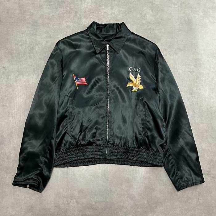 60'S U.S NAVY SOUVENIR TOUR JACKET BLACK 60年代 スーベニア 60'S U.S NAVY SOUVENIR TOUR JACKET BLACK 60年代 スーベニア