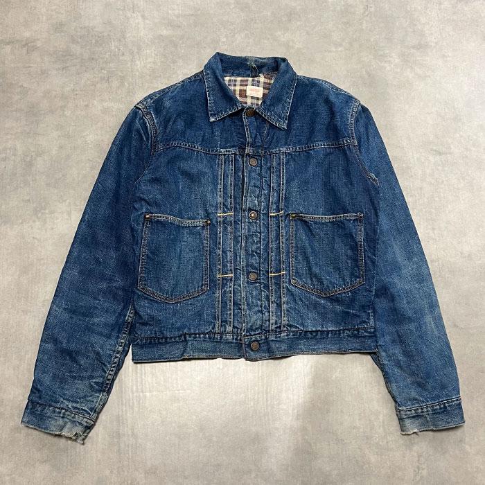 60s HERCULES ギャバジンジャケット　茄子紺 60'S HERCULES 2nd Type Denim Jacket 60年代 ヘラクレス 2ndタイプ