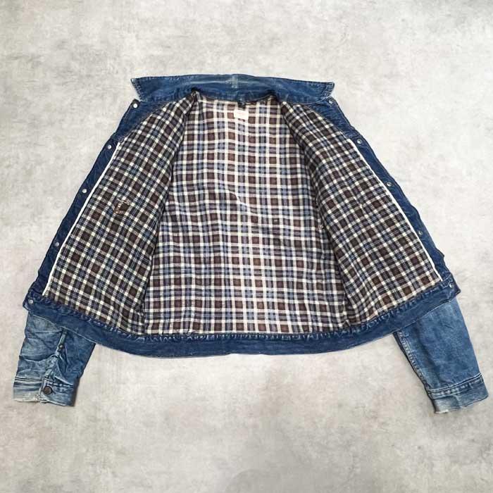 ゆ*と様 60's HERCULES デニムジャケット　シアーズ 60s USA製 SEARS ROEBUCK HERCULES ヘラクレス デニム ジップアップ