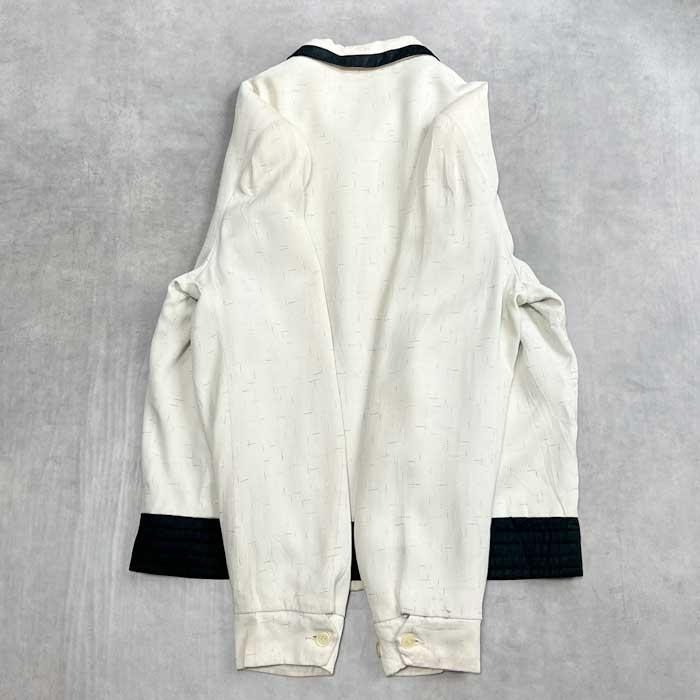 50'S CRESCO Fine Sports Wear KASURI Patterned Gabardine Jacket