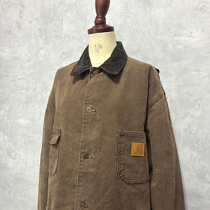 00's CARHARTT CHORE COAT Made in USA XL/CHOCOLATE 2000年代 00's CARHARTT CHORE COAT Made in USA XL/CHOCOLATE 2000年代