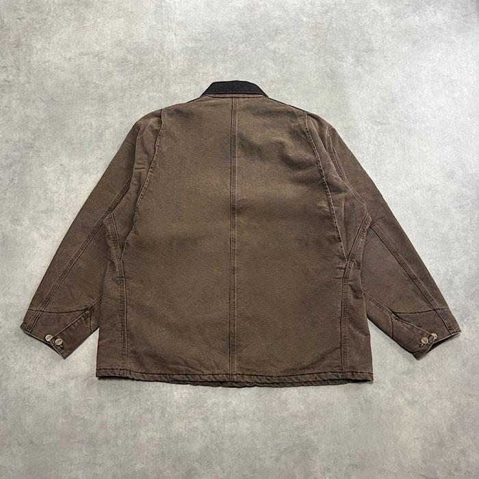 00's CARHARTT CHORE COAT Made in USA XL/CHOCOLATE 2000年代 00's CARHARTT CHORE COAT Made in USA XL/CHOCOLATE 2000年代