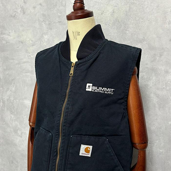 CARHARTT Duck Vest M/BLACK カーハート ダックベスト ブラック CARHARTT Duck Vest M/BLACK カーハート ダックベスト ブラック