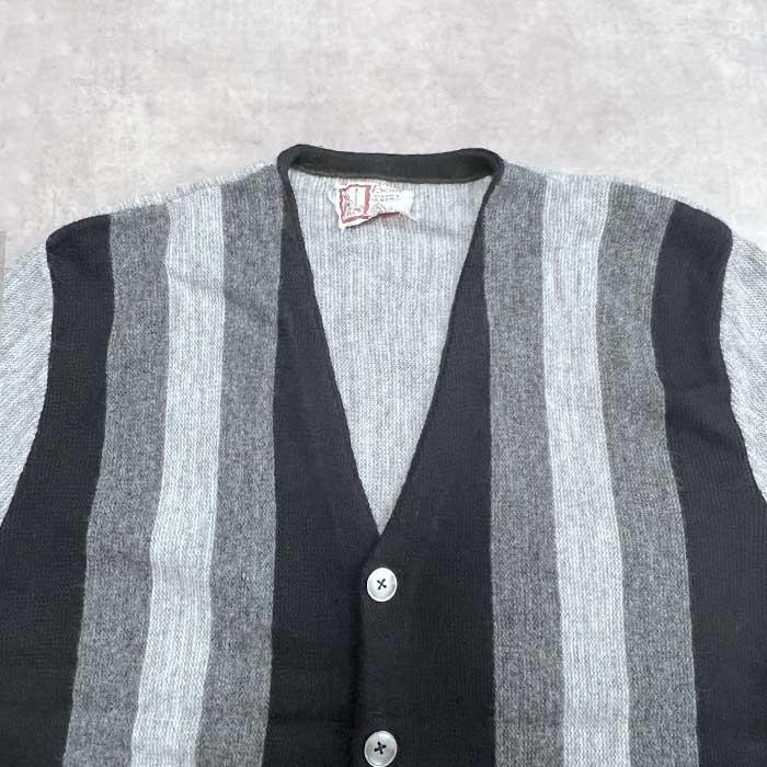 60'S ESCORT Acrylic Cardigan GRAY 60年代 アクリル