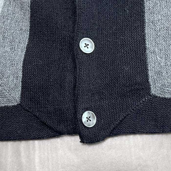60'S ESCORT Acrylic Cardigan GRAY 60年代 アクリル カーディガン