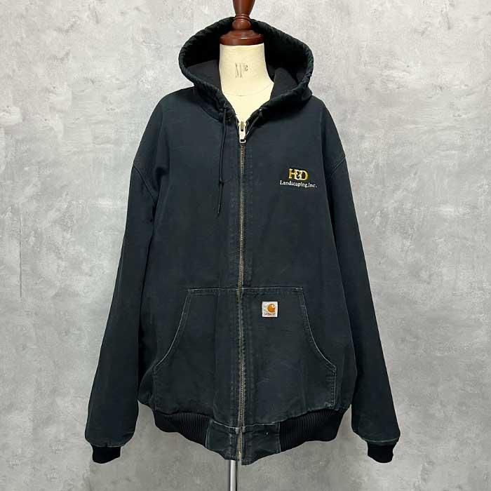 美品　Carharttアクティブジャケット xxlサイズ ブラック Carhartt CARHARTT ACTIVE JACKET BLACK/XXL カーハート
