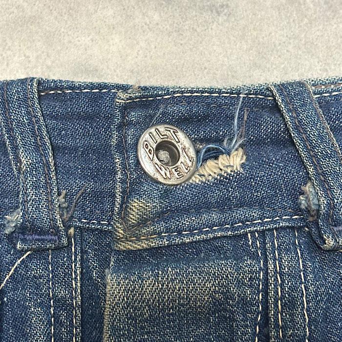 40's BILT-WELL Double Knee Denim Painter Pants W31.5L28 40年代