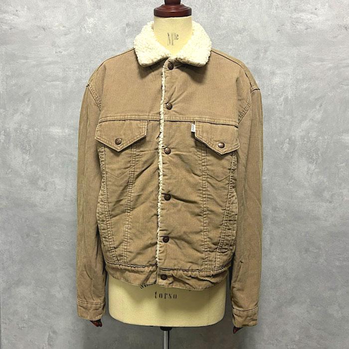 80's Levi's 70412-1523 Corduroy Boa Jacket Made in USA 42R 80年代