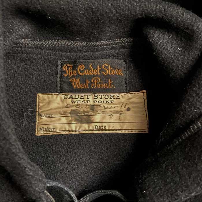 60'S USMA Caded Coat The Store.West Point. Black 60年代