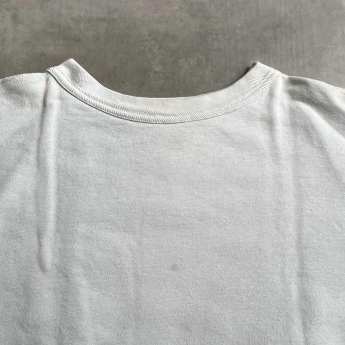 50'S Vintage Front V Sweat Shirts WHITE 50年代 ヴィンテージ