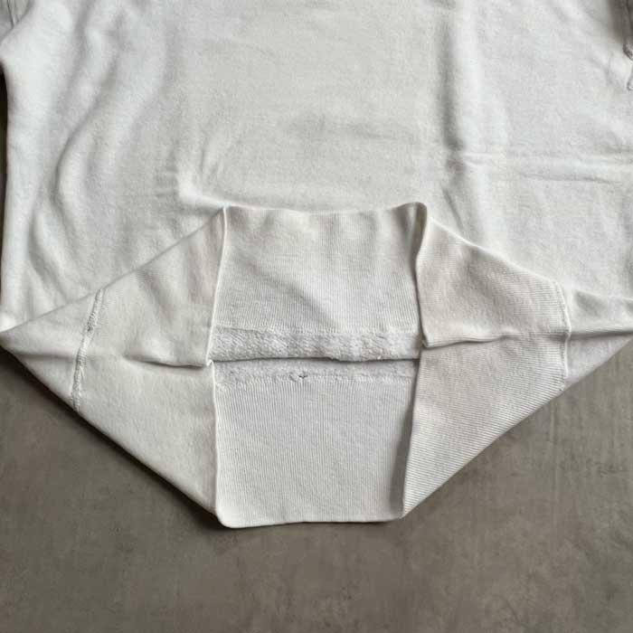50'S Vintage Front V Sweat Shirts WHITE 50年代 ヴィンテージ 前V