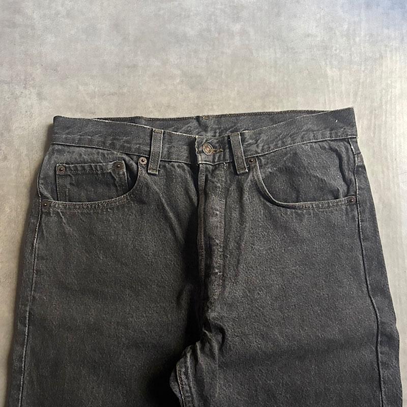 90's Levi's 501-0658 Yarn Dyed Made in USA W32L32/BLACK 90年代