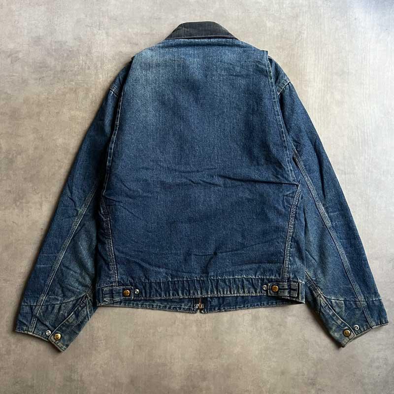 Carhartt 80'S CARHARTT 100 YEARS Denim Detroit Jacket Made Carhartt 80'S CARHARTT 100 YEARS Denim Detroit Jacket Made