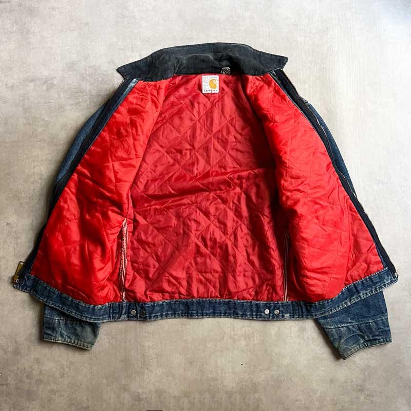 Carhartt 80'S CARHARTT 100 YEARS Denim Detroit Jacket Made Carhartt 80'S CARHARTT 100 YEARS Denim Detroit Jacket Made