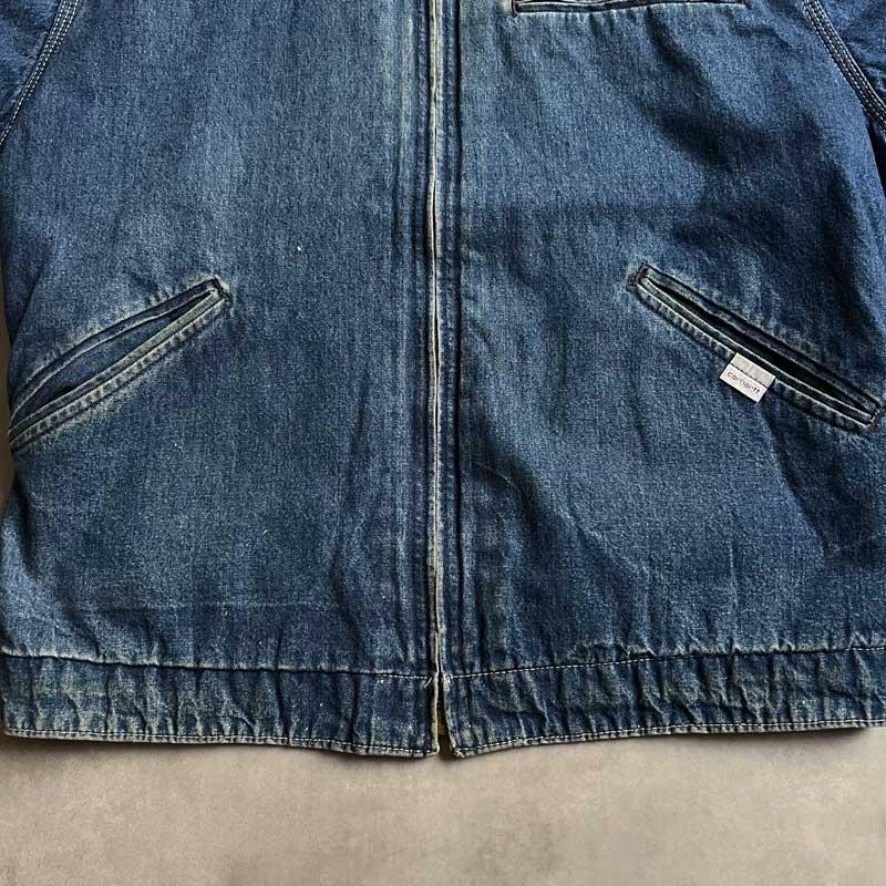 Carhartt 80'S CARHARTT 100 YEARS Denim Detroit Jacket Made Carhartt 80'S CARHARTT 100 YEARS Denim Detroit Jacket Made