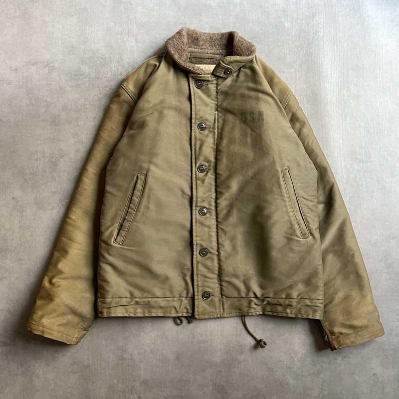 60s 米軍 実物 US NAVY N-1 デッキジャケット 40R 60's U.S NAVY N-1 DECK JACKET Size 40R 60年代 アメリカ海軍 デッキ