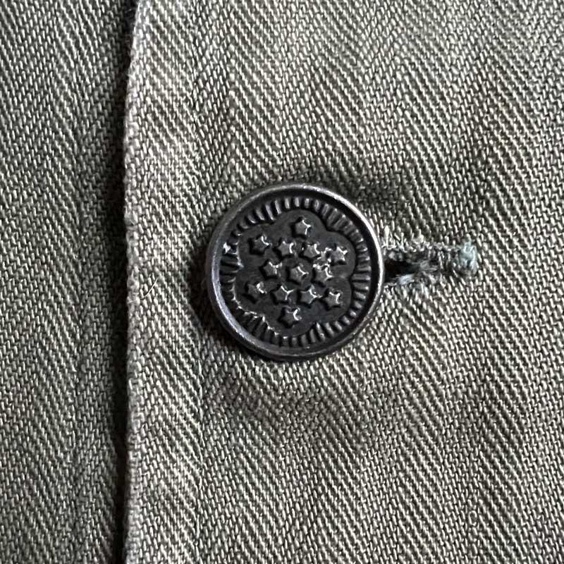 40's U.S ARMY M-41 13 Star Botton HBT Jacket Size 46R 40年代