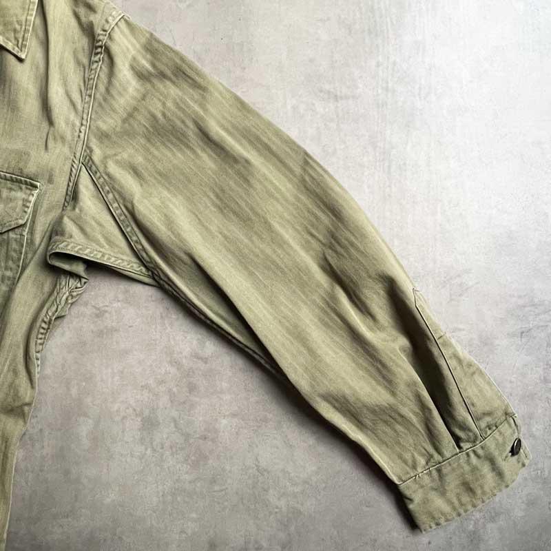40's U.S ARMY M-41 13 Star Botton HBT Jacket Size 46R 40年代