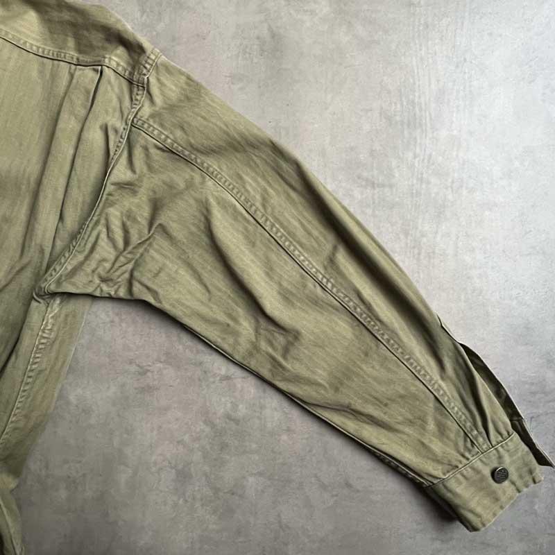 40's U.S ARMY M-41 13 Star Botton HBT Jacket Size 46R 40年代