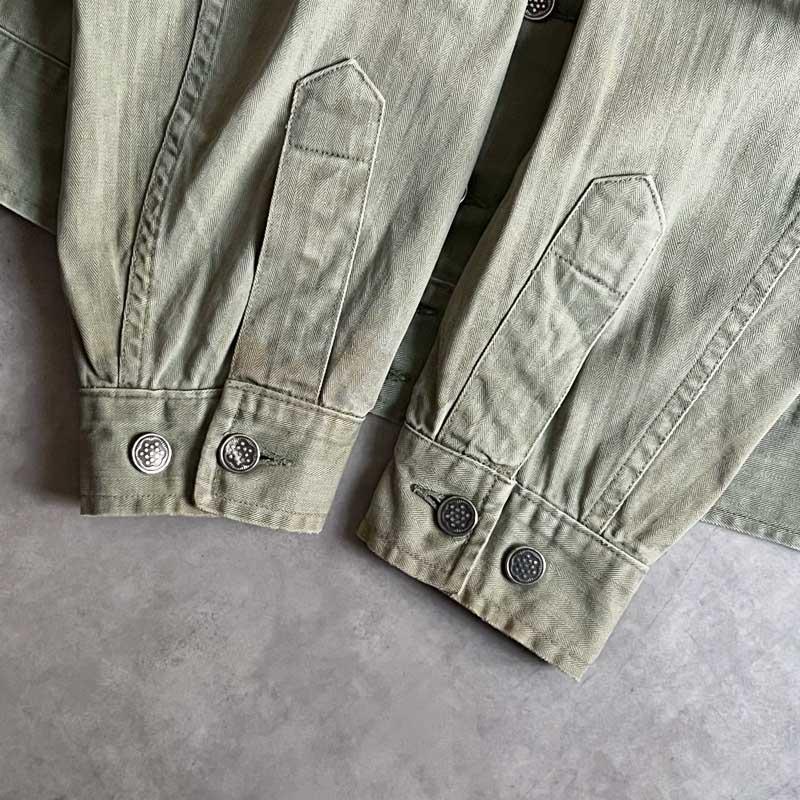 40's U.S ARMY M-41 13 Star Botton HBT Jacket Size 46R 40年代 40's U.S ARMY M-41 13 Star Botton HBT Jacket Size 46R 40年代