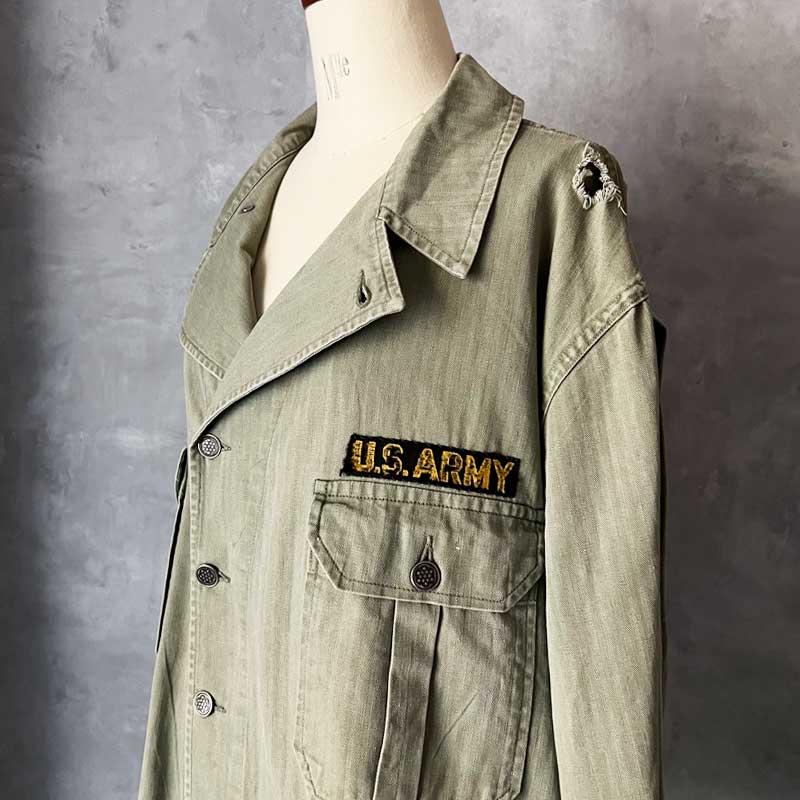 40's U.S ARMY M-41 13 Star Botton HBT Jacket Size 46R 40年代 40's U.S ARMY M-41 13 Star Botton HBT Jacket Size 46R 40年代