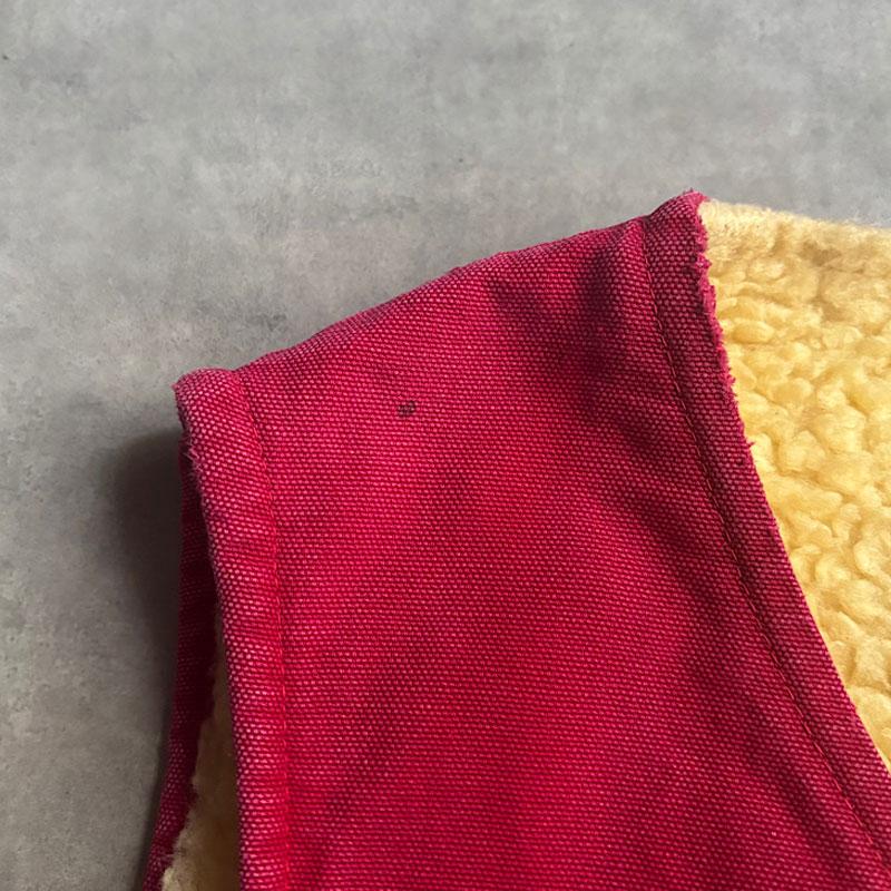 60's CARTERS Duck Vest/RED 60年代 カーターズ ダック ボア ベスト