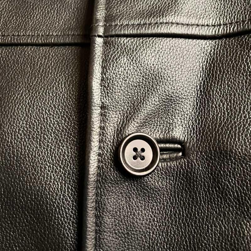 GAP 90'S Leather Car Coat BLACK/XL 90年代 ギャップ レザー