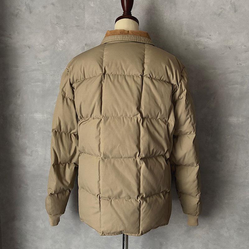 80'S EDDIE BAUER Snap Jac Down Jacket BEIGE 80年代 エディ 80'S EDDIE BAUER Snap Jac Down Jacket BEIGE 80年代 エディ