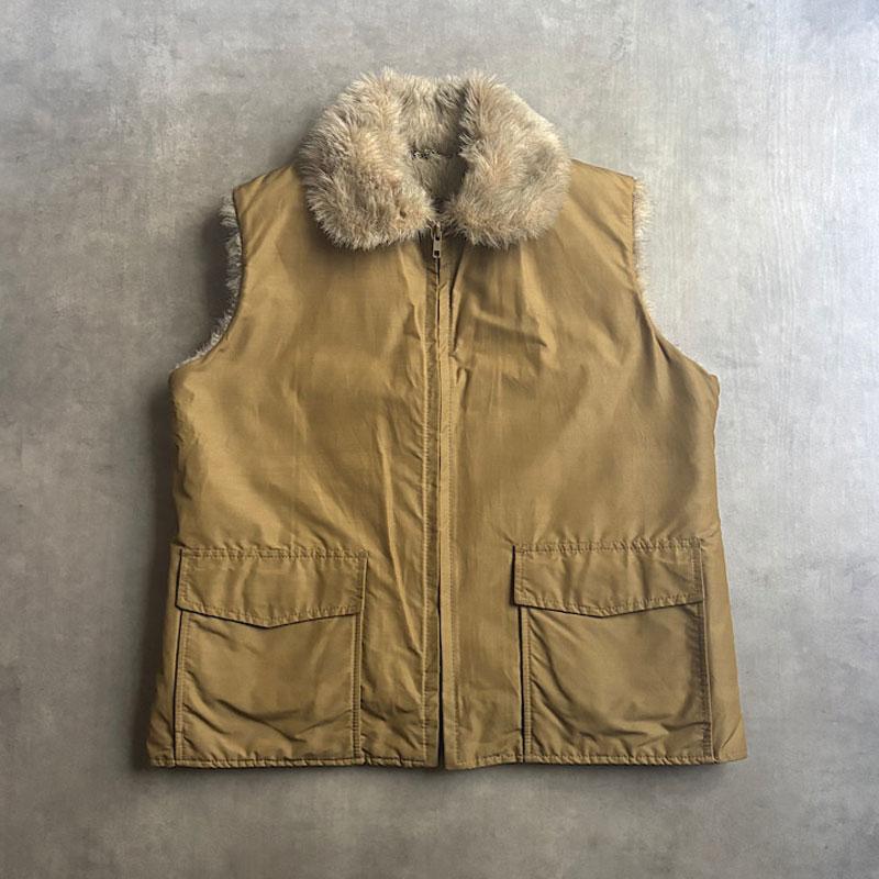 90s USA製　woolrich ウールリッチ　ダウンベスト　ベージュ　TAN 90s ウールリッチ フィッシングベスト M ベージュ Woolrich