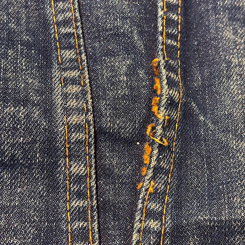 60-70's Levi's 70505-0317 Blanket Lined Denim Trucker Jacket Big