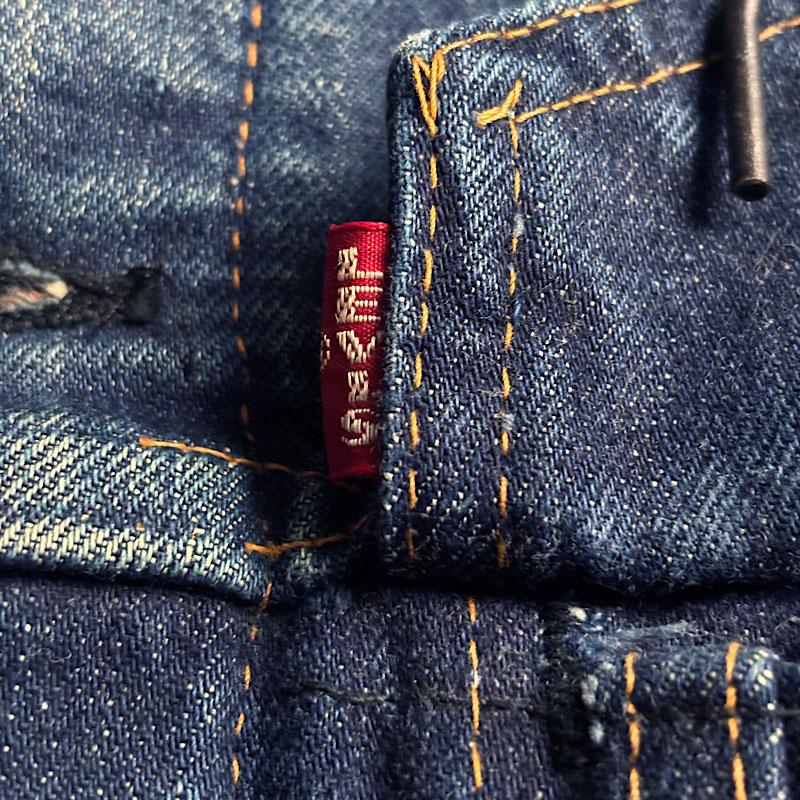 60-70's Levi's 70505-0317 Blanket Lined Denim Trucker Jacket Big