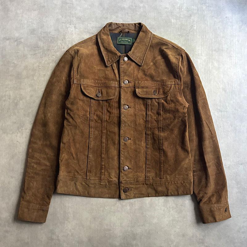 【値下げ‼️】C.C. FILSON CO. ブラウンレザージャケット XXL FILSON Leather Truck Jacket S/BROWN フィルソン レザー トラック