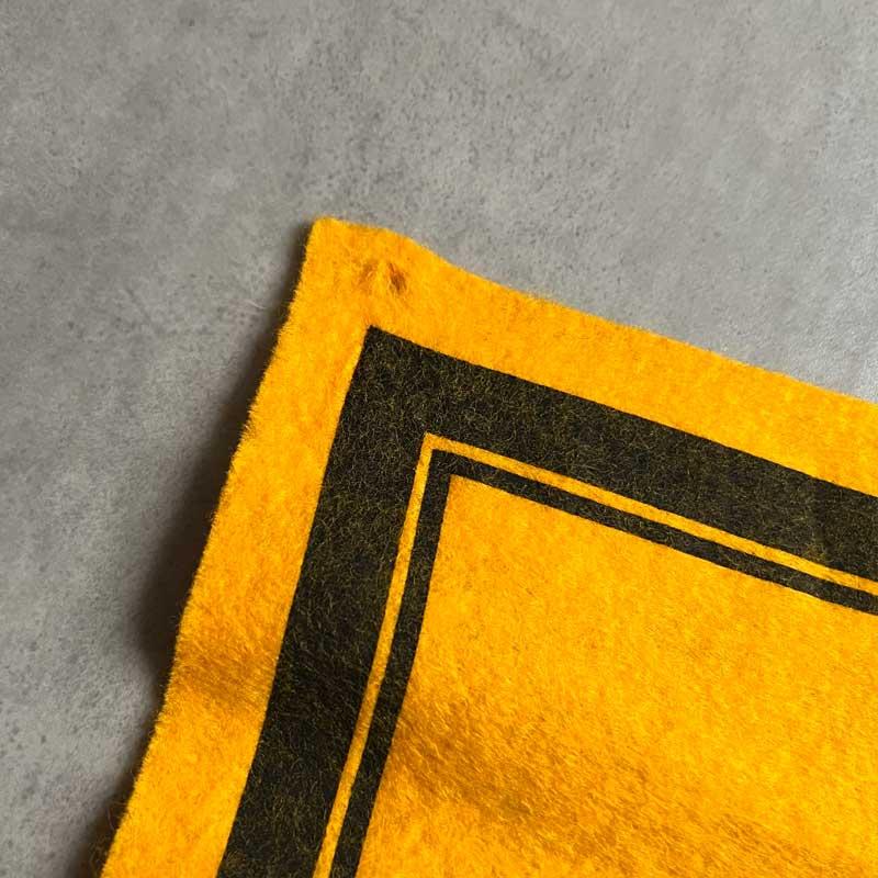 70’ ピーナッツ スヌーピーフェルト三角バナー ペナントイエロー PEANUTS 70'S PEANUTS Felt Pennant LINUS/YELLOW 70年代 ピーナッツ