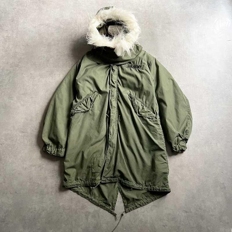 最終値下XS US ARMY M-65フィッシュテールパーカー フルセット80s 70'S U.S ARMY M-65 Fish Tail Parka Full Set Aluminum Zipper XS 70