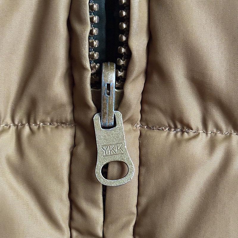 90'S EDDIE BAUER Goose Down Riversible Vest M/GREEN,KHAKI 90年代