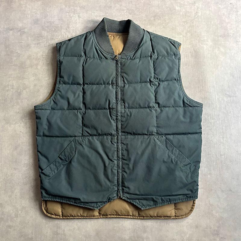 00s Eddie Bauer down グリーン 緑 リバーシブル 00s Eddie Bauer goosedown グリーン 緑 リバーシブル 00s Eddie Bauer