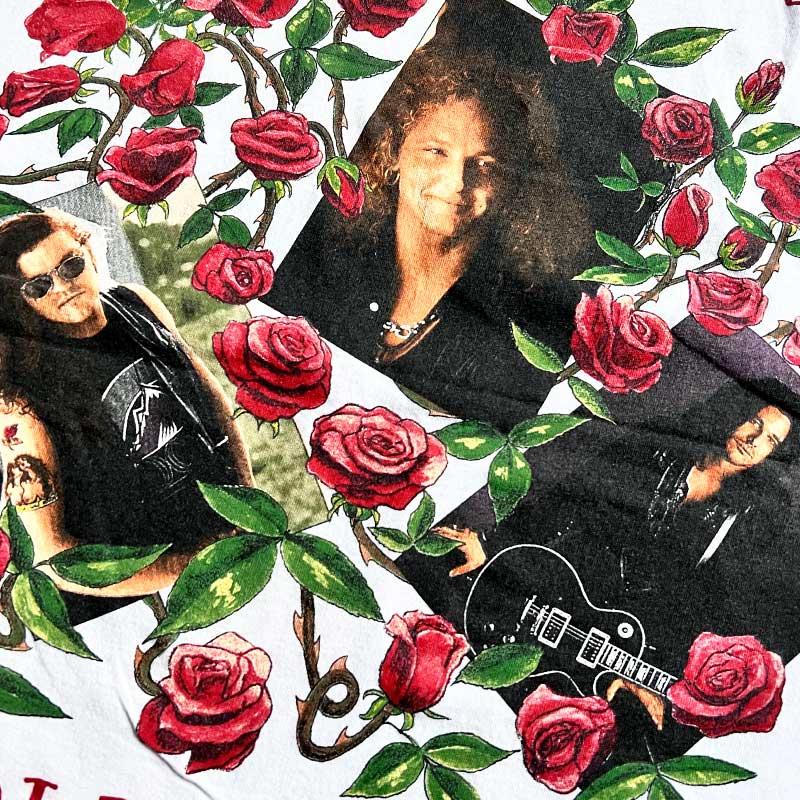 90's GUNS'N ROSES 93'World Tour T-Shirts XL/WHITE Made in