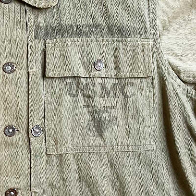 40'S USMC P-44 HBT Jacket 40年代 アメリカ海兵隊 ヘリンボーンツイル