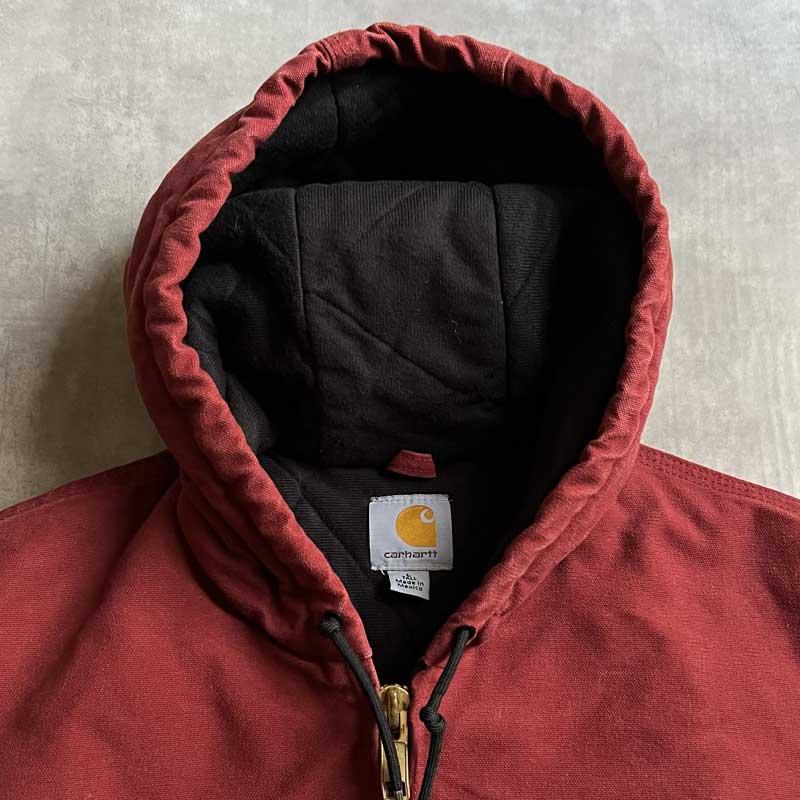 Carhartt アクティブジャケット J130 CRI 赤 Lサイズ Carhartt CARHARTT ACTIVE JACKET J130 LARGE/TALL DARK RED