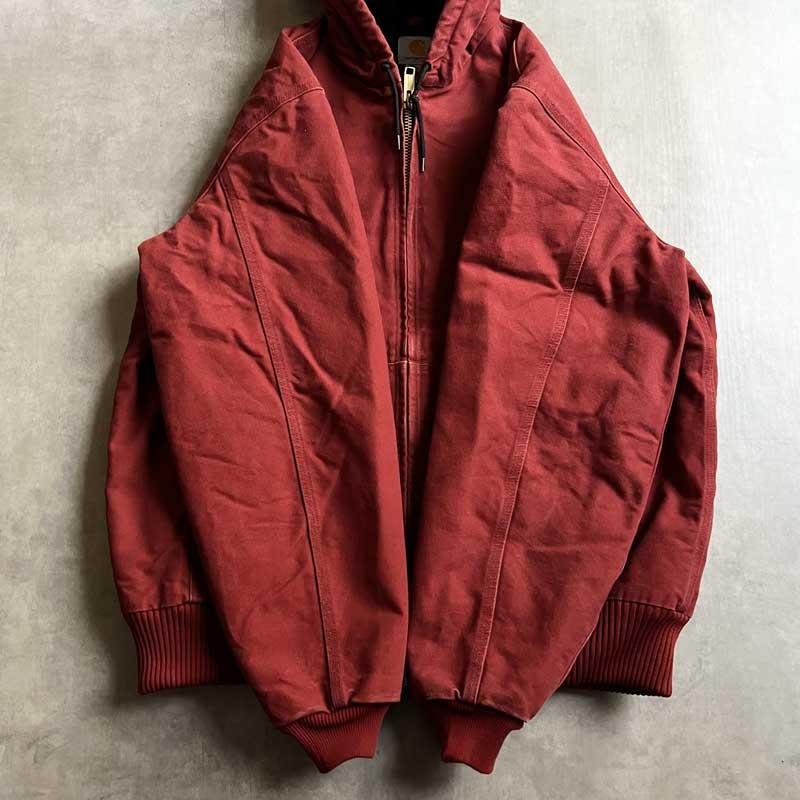 Carhartt アクティブジャケット J130 CRI 赤 Lサイズ Carhartt CARHARTT ACTIVE JACKET J130 LARGE/TALL DARK RED