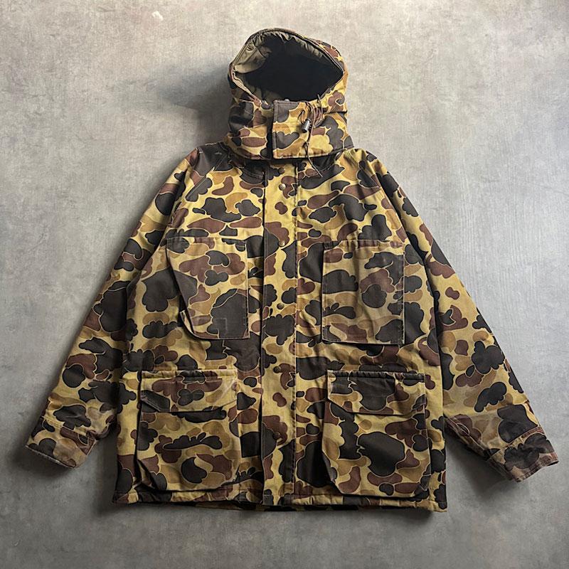 70-80'S EDDIE BAUER Gore-Tex Duck Camo Down Parka XL 70-80
