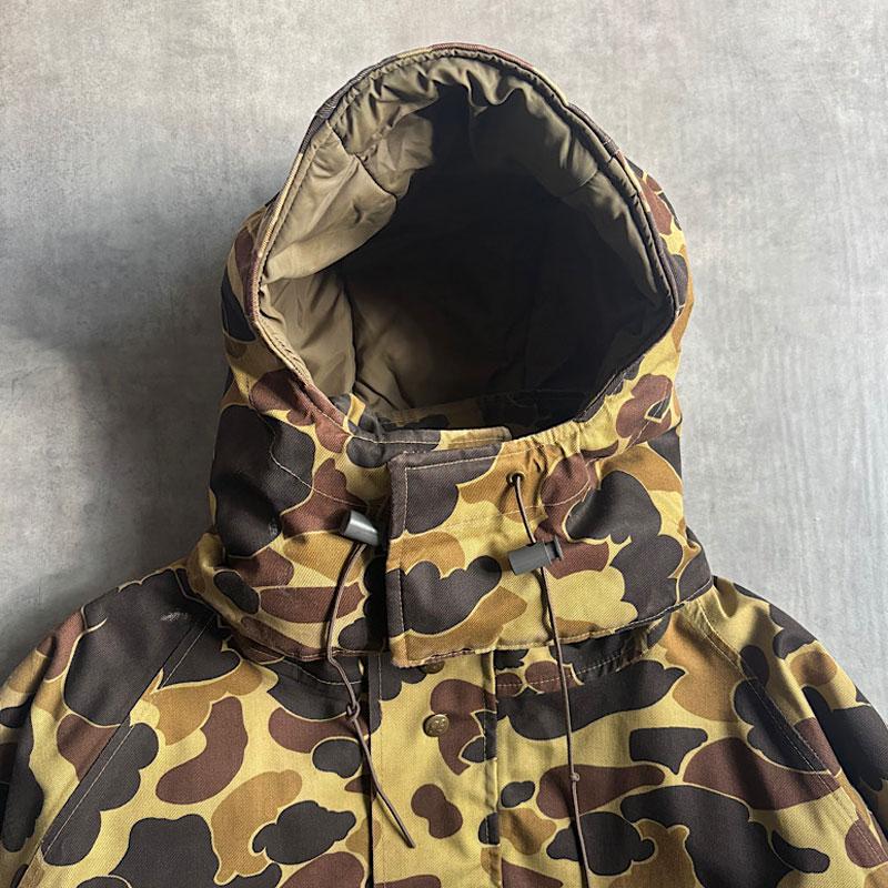 70-80'S EDDIE BAUER Gore-Tex Duck Camo Down Parka XL 70-80年代