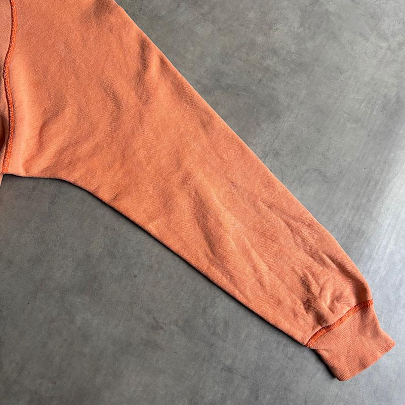 60'S SPRUCE PEANUTS SNOOPY Astronaut Vintage Sweat Shirts ORANGE