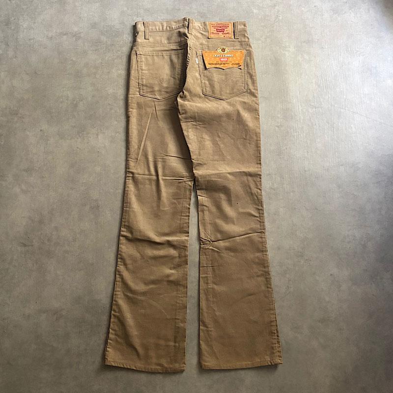 80'S Levi's 517-1523 Bootcut Corduroy Pants Made in USA W34L30