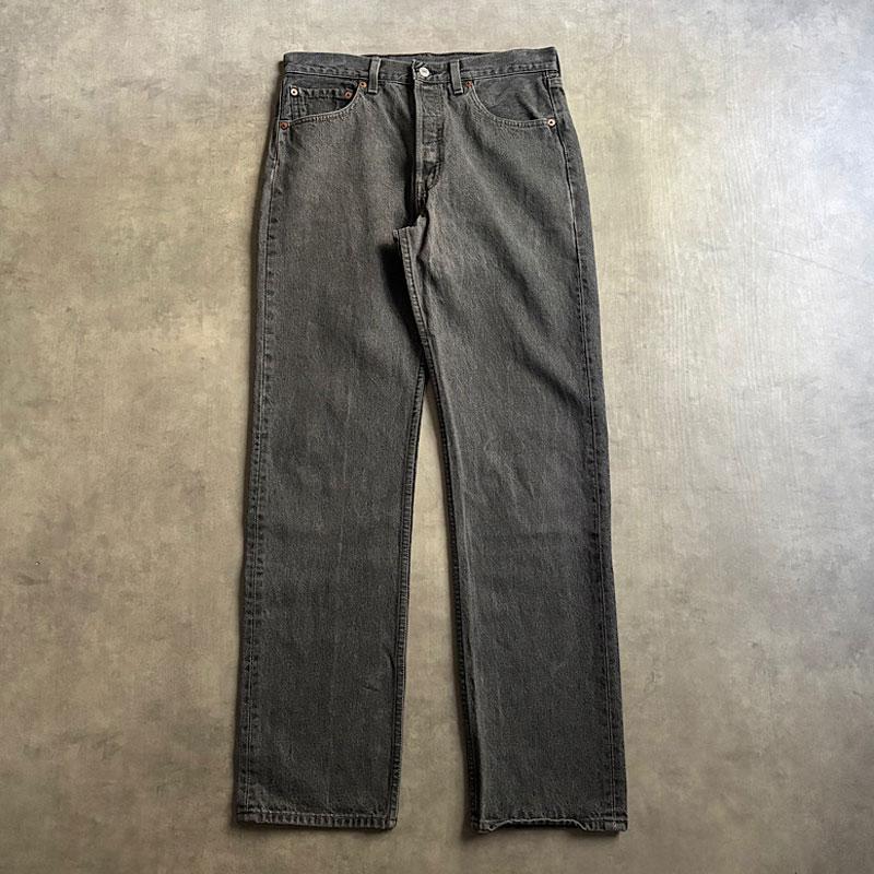 90's Levi's 501-0658 Yarn Dyed Made in USA W32L32/BLACK 90年代