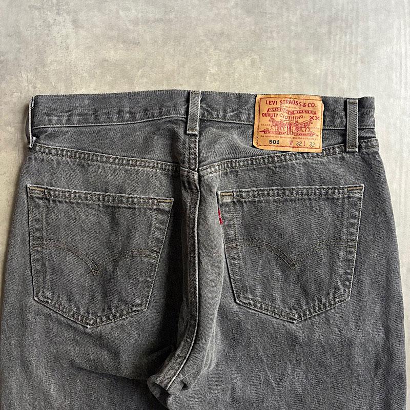 90's Levi's 501-0658 Yarn Dyed Made in USA W32L32/BLACK 90年代