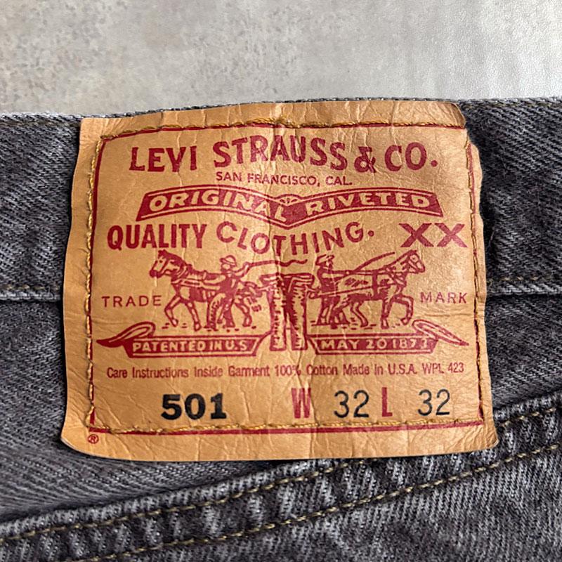 90's Levi's 501-0658 Yarn Dyed Made in USA W32L32/BLACK 90年代